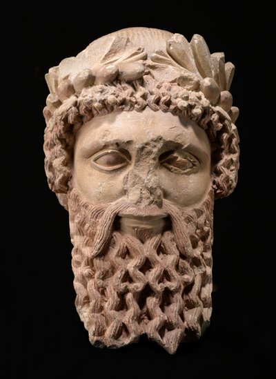 Testa di un Dio o Sacerdote, c.450-425 a.C. da Cypriot School