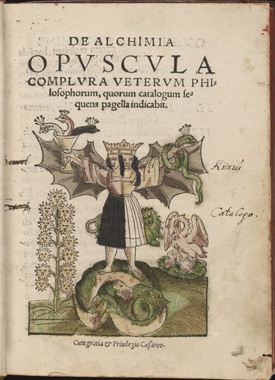 De Alchimia opvscvla complvra vetervm philosophorum, 1550 da Cyriacus Jacob