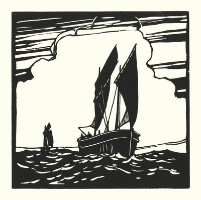 Barche da pesca e chiatte: Mounts Bay Drifter da Cyril A. Wilkinson
