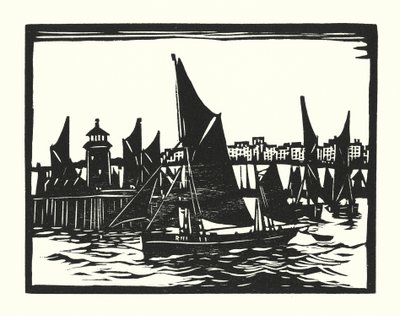 Barche da pesca e chiatte: Pescherecci di Ramsgate da Cyril A. Wilkinson