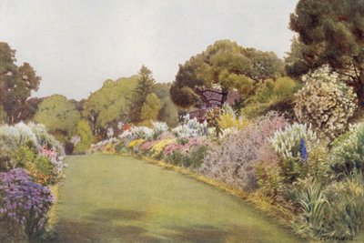 I bordi sul prato a Swiss Cottage, Osborne da Cyril Ward