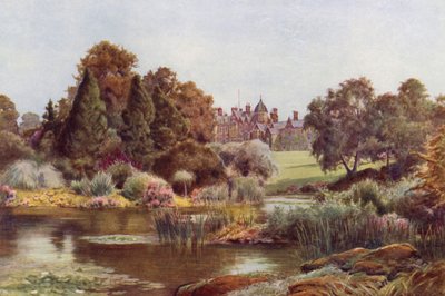 Il lago nel Giardino Ovest, Sandringham da Cyril Ward