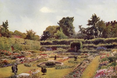 Il vecchio giardino dello stagno, Hampton Court da Cyril Ward