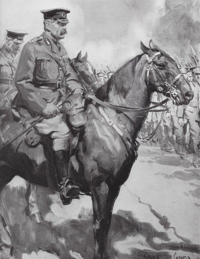 Lord Kitchener ispeziona parte dell