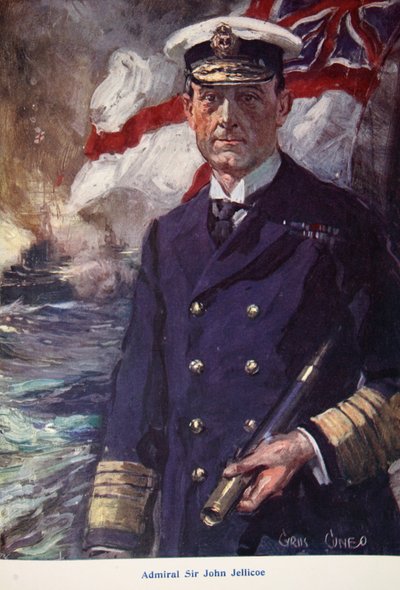 Ammiraglio Sir John Jellicoe, illustrazione da 