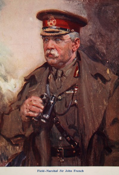 Il feldmaresciallo Sir John French, illustrazione da 
