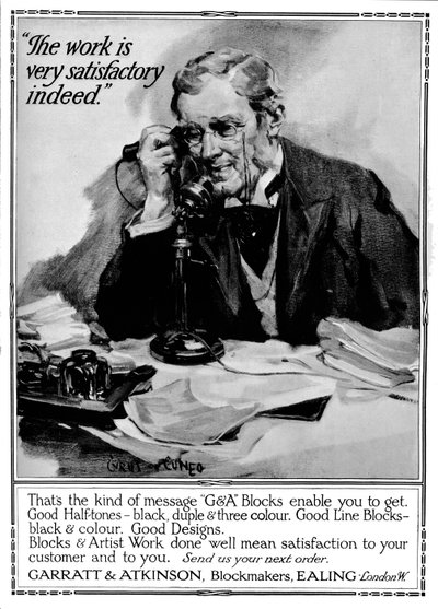 Garratt & Atkinson, Blockmakers - pubblicità da Cyrus Cuneo