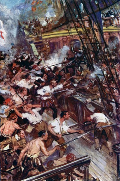 Illustrazione per Westward Ho! da Cyrus Cuneo