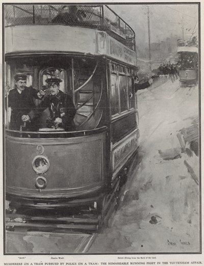 Assassini su un tram inseguiti dalla polizia su un tram da Cyrus Cuneo