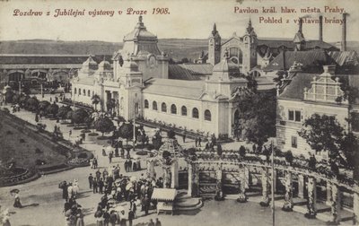 Esposizione del Giubileo, Praga, 1908 da Czech Photographer