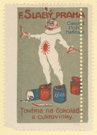 Fabbrica di cioccolato e dolciumi F Slaby, Praga da Czech School