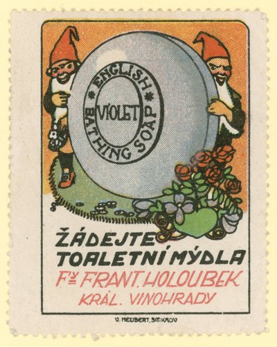 Sapone da bagno inglese alla violetta Frantisek Holoubek da Czech School