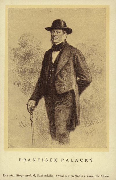 František Palacký (1798-1876), storico e politico ceco da Czech School