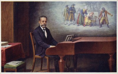 Ritratto di Bedřich Smetana da Czech School