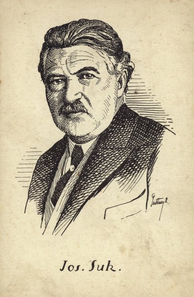 Ritratto di Josef Suk da Czech School