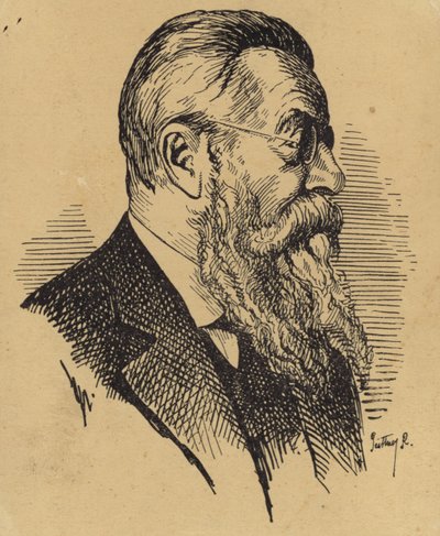 Ritratto di Otakar Ševčík da Czech School