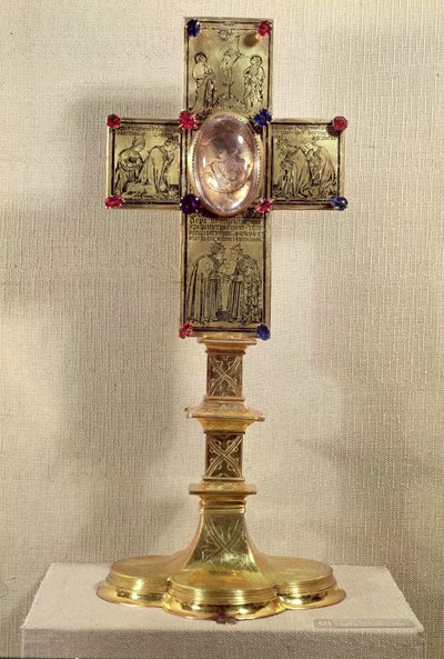 Croce reliquiario di Papa Urbano V, 1368-78 da Czech School