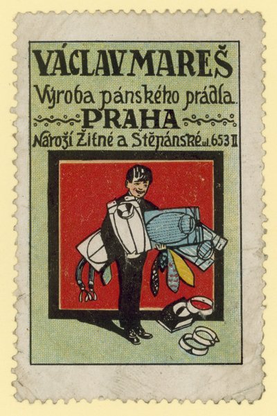 Vaclav Mares, produttori di abbigliamento maschile, Praga da Czech School