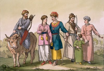 Tatari Taguri della Crimea, c1820s-30s da D.K. Bonatti