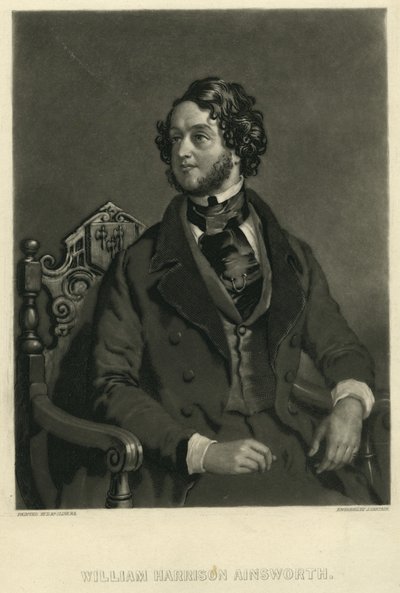 William Harrison Ainsworth, c.1841 da D McClise