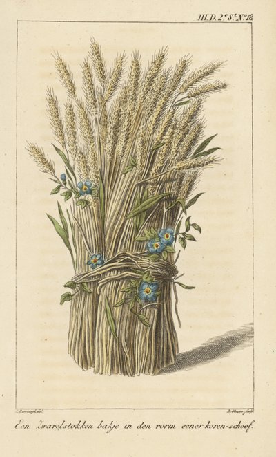 Ciotola a forma di covone di grano da D. Sluyter
