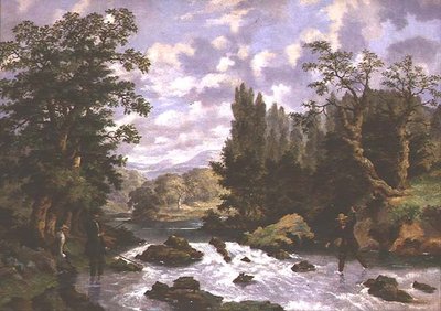 Pescatori che Giocano con la Loro Preda da D. the Younger Wolstenholme