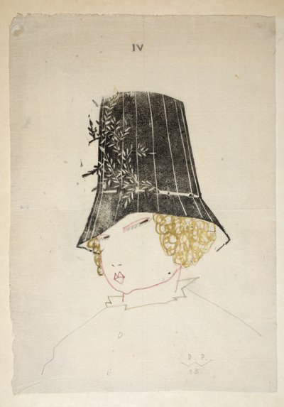 Design per un cappello, Tavola 4, illustrazione da 