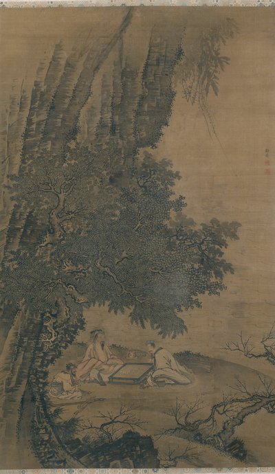 Paesaggio con Immortali Taoisti che Giocano a Weiqi da Dai Jin