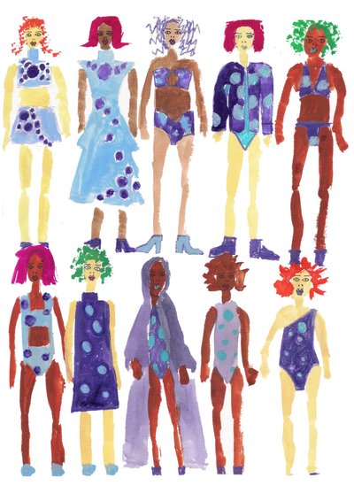 Abbigliamento da spiaggia da Daisy de Villeneuve