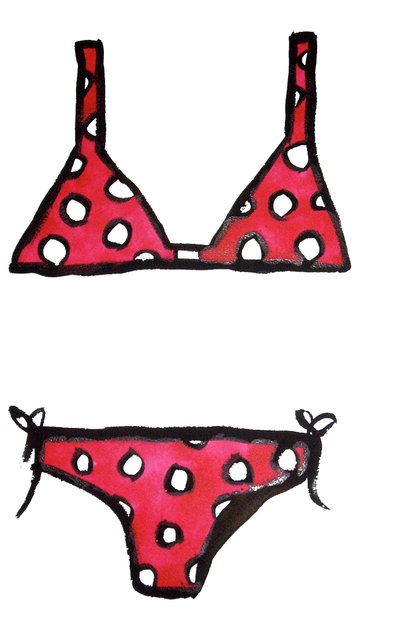 Bikini a pois da Daisy de Villeneuve