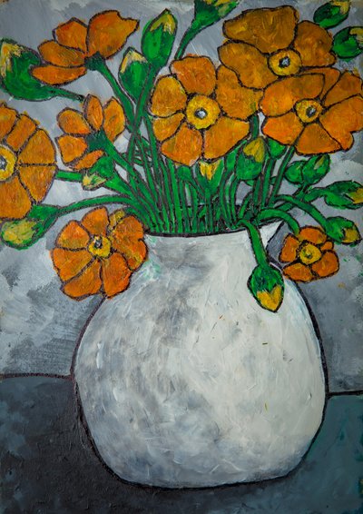 Vaso rustico per fiori d