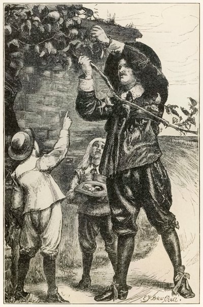 I ragazzi di Cristiano iniziarono a mangiare" da "Il pellegrinaggio del cristiano" di John Bunyan da Dalziel Brothers