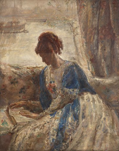 Contre-jour - Donna seduta alla finestra da Dame Ethel Walker