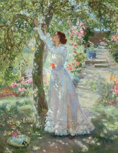 Il giardino, 1899 circa (olio su tela) da Dame Ethel Walker