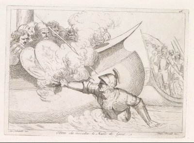 Ettore incendia le navi greche da Damiano Pernati