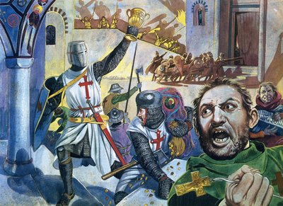 I crociati saccheggiano Costantinopoli da Dan Escott