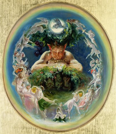 Fauno e le Fate, c.1834 da Daniel Maclise