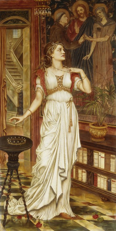 Caccia alla pantofola a casa di Neighbour Flamborough da Daniel Maclise