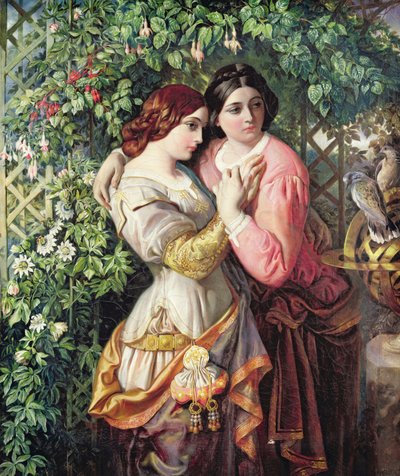 Rosalind e Celia da Daniel Maclise