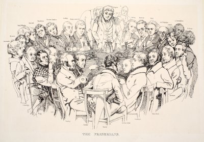 I Fraserians, pub. 1835 da Daniel Maclise