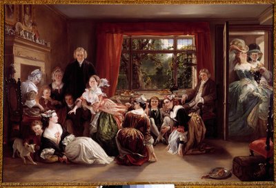 Il gioco della caccia alla pantofola da Daniel Maclise