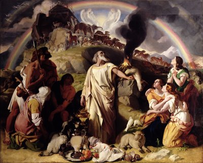 Il Sacrificio di Noè da Daniel Maclise