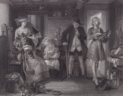 Una scena da "Mida" da Daniel (after) Maclise
