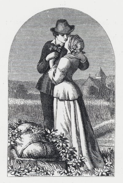 Illustrazione per il poema La Principessa di Tennyson (incisione) da Daniel (after) Maclise