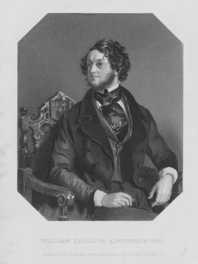 Ritratto di William Harrison Ainsworth da Daniel (after) Maclise