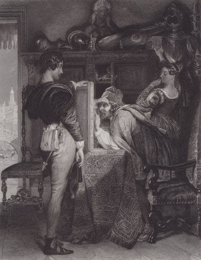 Salvator Rosa da Daniel (after) Maclise