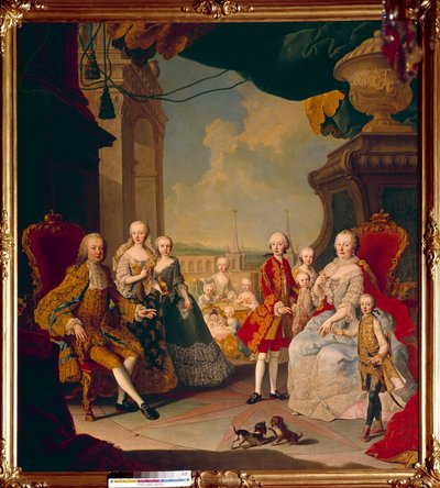Francesco I del Sacro Impero (1708-1765) e sua moglie l