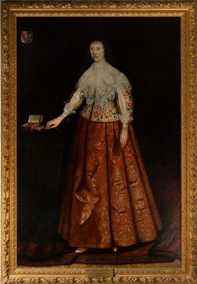 Lady Mary Tufton, figlia del 1° Conte di Thanet, moglie di Sir Edward Sisshopp, 2° Bt., c.1590-1656 da Daniel (circle of) Mytens