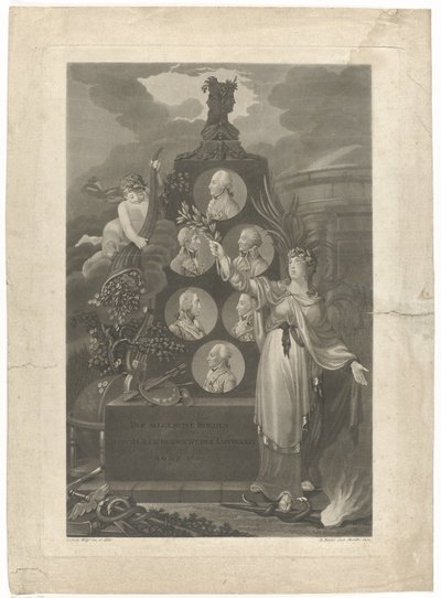 Allegoria della Pace di Amiens, 1802 da Daniel Berger