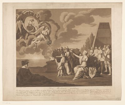 Allegoria del matrimonio (probabilmente) di Federico Guglielmo III di Prussia con Luisa di Meclemburgo-Strelitz, 1793 da Daniel Berger